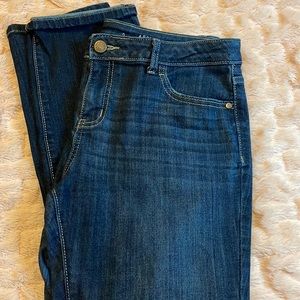 Vera wang cropped mid rise